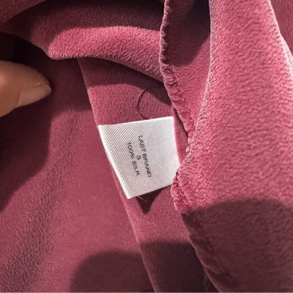 Quince Burgundy Washable Silk Camisole Top - Picture 3 of 5